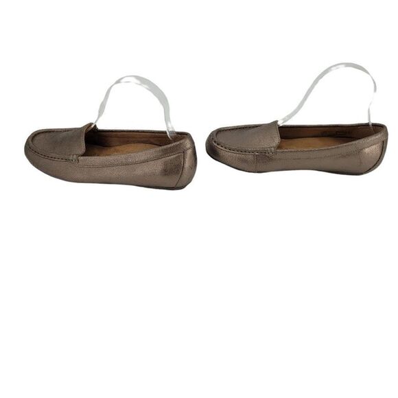 Vionic Moccasins Debbie Metallic Leather Rose Gold Driving Loafers Flats Sz 7.5‎ - Picture 8 of 11